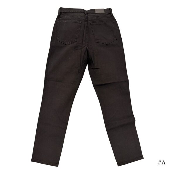 Pistola Jeans Women 28 Black Straight Leg - Picture 4 of 4